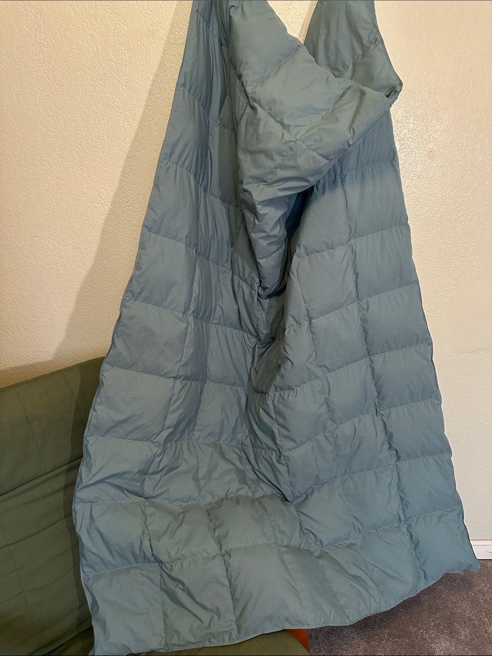 Light Blue Down Blanket 50 x 72 Kids/Throw/Small Blanket